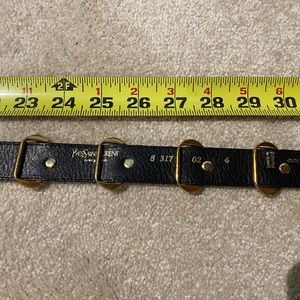 Yves Saint Laurent Leather Belts SOLD SOLD SOLD